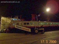 The Princess Margaret (GH-2006) within protective wrapping for her annual deep maintenance